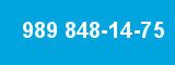 989 848-14-75 989 848-14-75